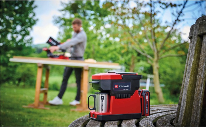 Productafbeelding Einhell Snoerloos koffiezetapparaat " TE-CF 18 Li-Solo " Incl. roestvrijstalen beker