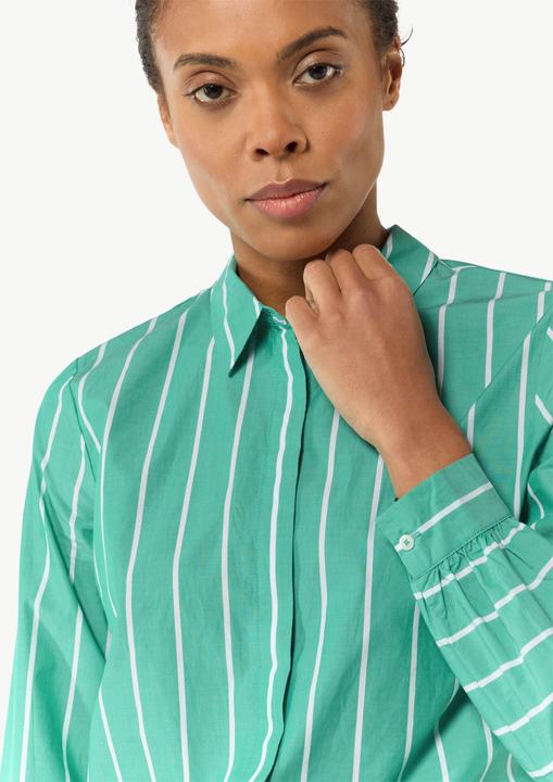 Immagine prodotto Comma Bluse Gestreifte Hemdbluse mit Manschetten und Teilungsnaht (44)