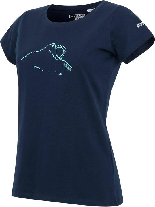 Actual product image Regatta Womens/Ladies Breezed V Mountain T-Shirt (34)