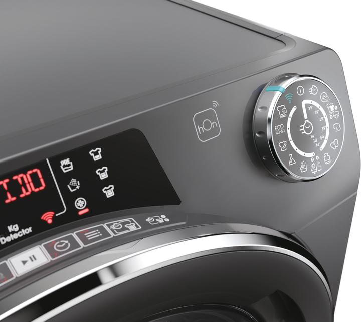 Actual product image Candy RO41276DWMCRT-S Washing Machine, A, Front loading, Depth 45 cm, 7 kg, Anthracite (7 kg, Left)