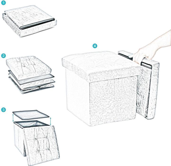 Actual product image Intirilife Foldable stool