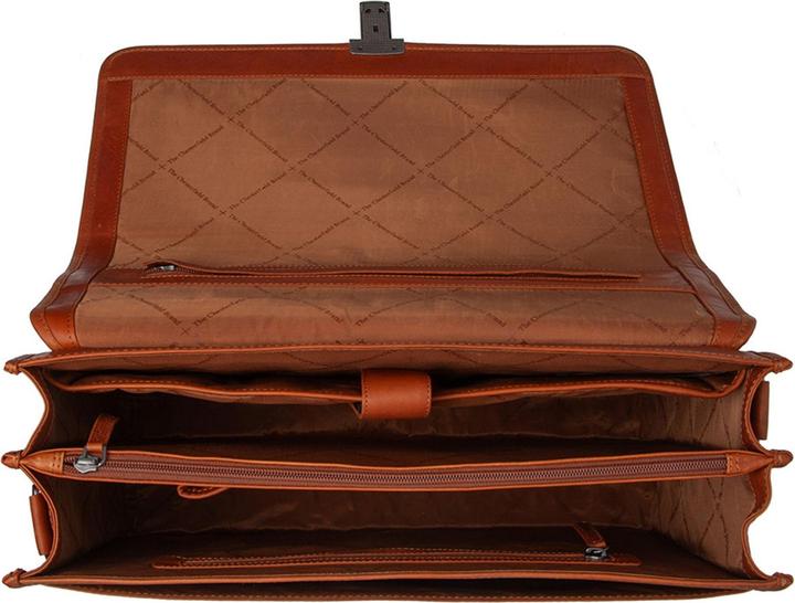 Actual product image The Chesterfield Brand Glenwood briefcases messenger leather 42 cm laptop compartment (17.72")