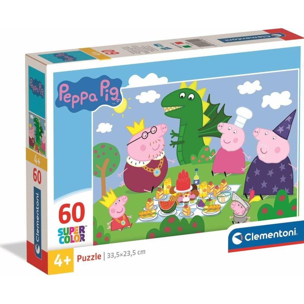 Clementoni Multicolore Puzzle 60 Super Colour Peppa Pig (60 Pezzi)