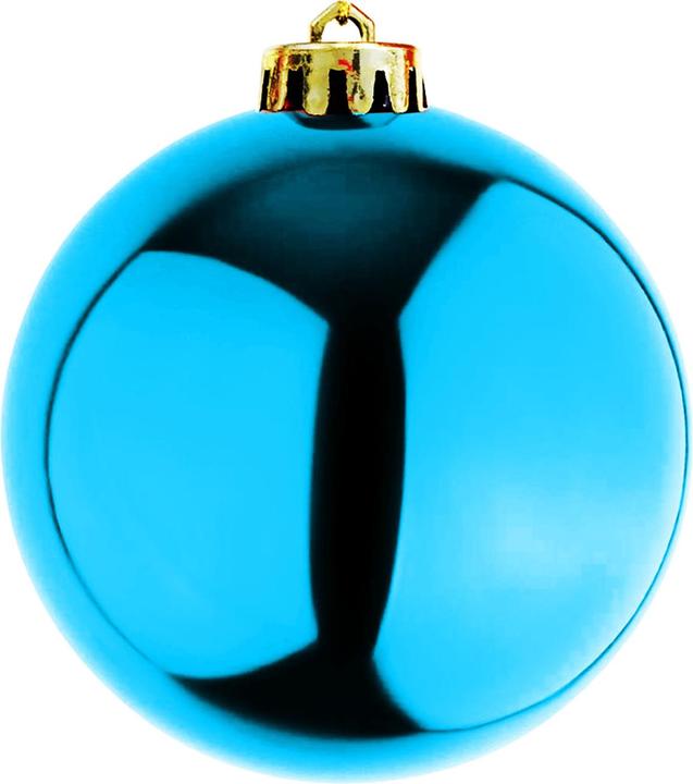 Produktbild Mojawo 6 Stück XL Weihnachtsbaumkugeln Christbaumkugeln Petrol Ø 15cm