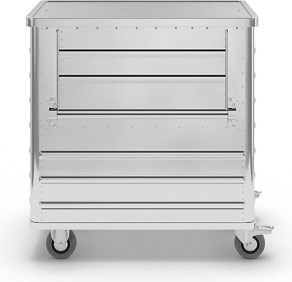 Produktbild Gmöhling Alu-Kastenwagen, abklappbare Seitenwand (250 kg)