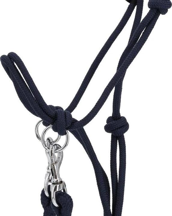 Actual product image Qhp Rope halter with reins for horse