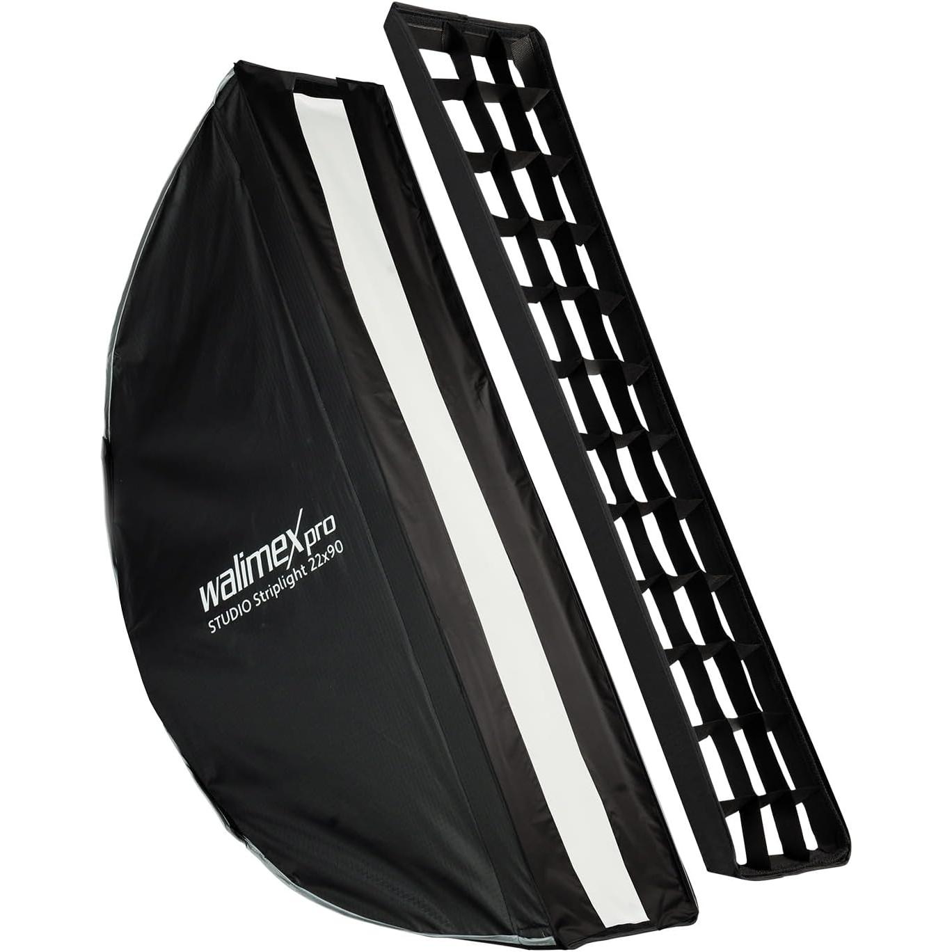 Walimex pro Studio Striplight 22x90 (Softbox), Softbox + Reflektor