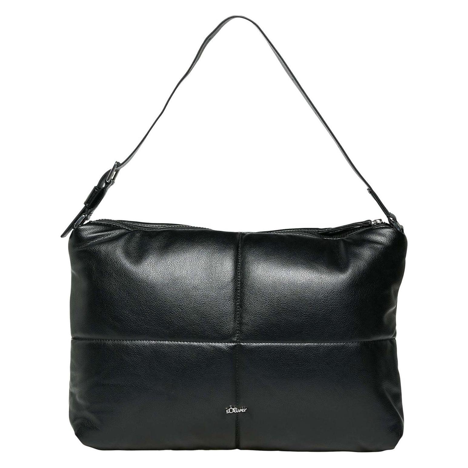 S.Oliver, Damen, Handtasche, Shoulderbag, Schwarz
