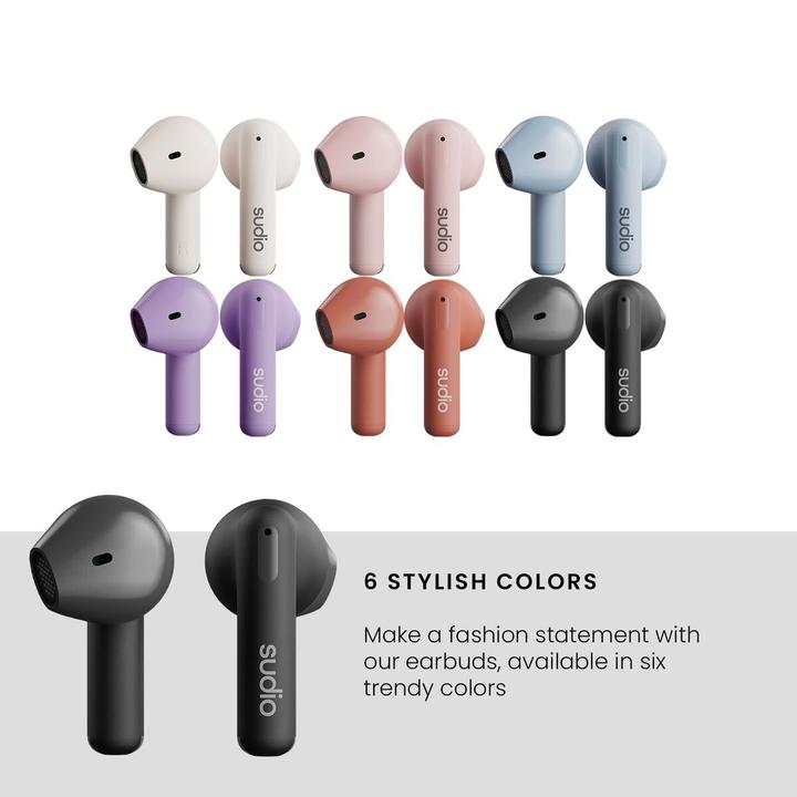 Actual product image Sudio Headphone In-Ear A1 (NC, 6.50 h, Wireless)