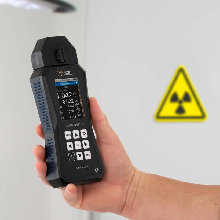 Actual product image PCE Instruments PCE-RAM 100 Geigerzähler Strahlung: Gamma, Alpha, Beta akustisch