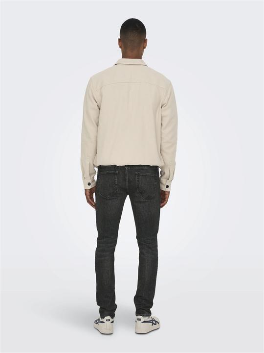 Actual product image Only & Sons ONSLOOM SLIM BLACK Slim Fit Jeans (W34/L32)