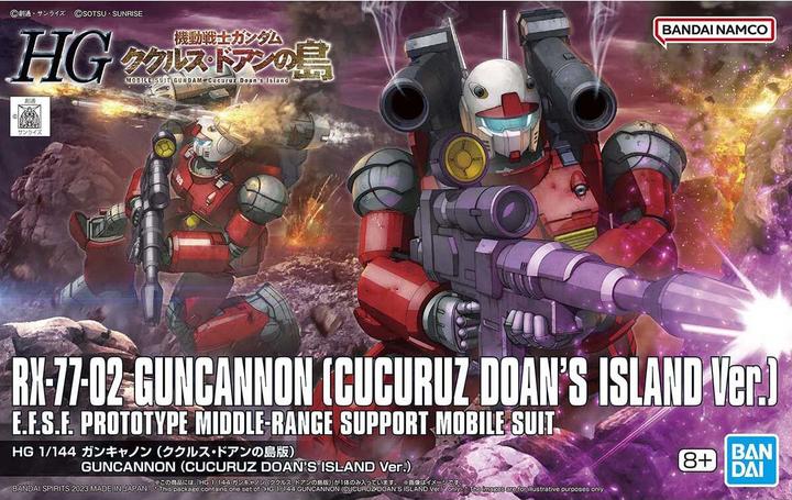 Bandai GUNDAM - HG 1/144 Guncannon (Cucuruz Doan's Island Ver.) - Model Kit