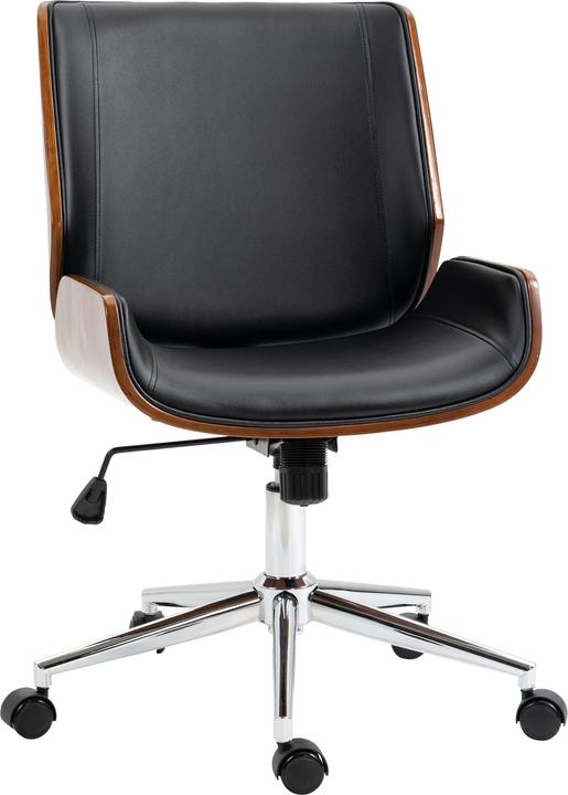 Actual product image Vinsetto Office chair with tilt function and wood look (46 - 56 cm)