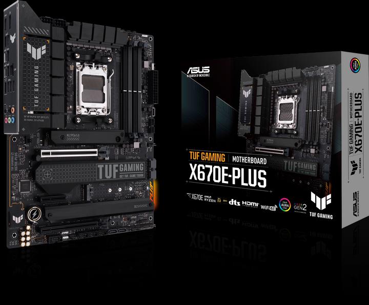 Image du produit ASUS TUF GAMING X670E-PLUS (AM5, AMD X670E, ATX)