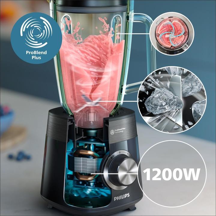 Image du produit Philips Standmixer mit Blend-and-go-Behälter (1200 W)