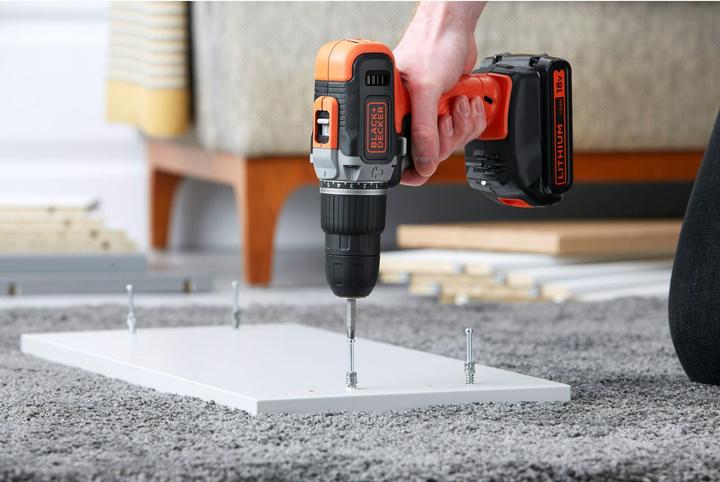 Produktbild Black & Decker Black+Decker BCD003C2KQW Schlagbohrmaschine 18V inkl. Koffer (Schlagbohrmaschine)