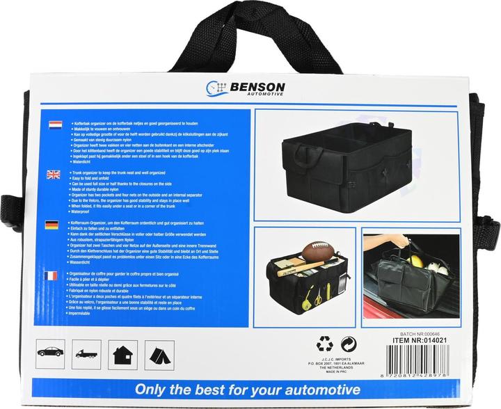Immagine prodotto Benson Kofferraum-Organizer