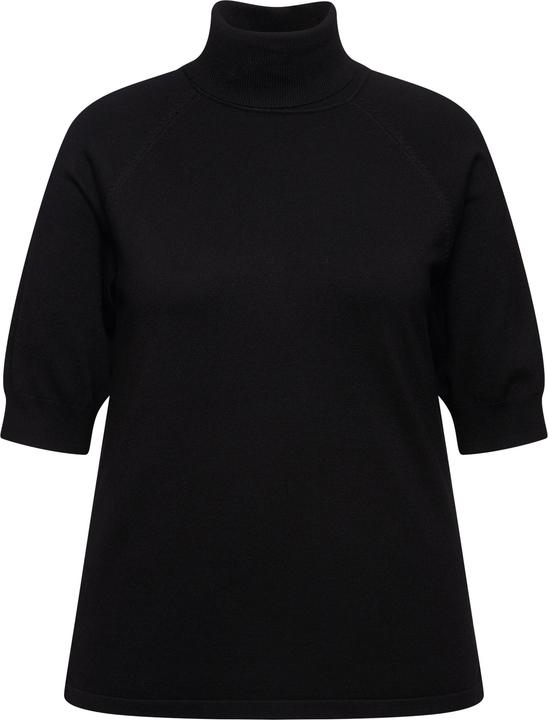 Produktbild Ulla Popken Pullover, Rollkragen, 3/4-Raglanarm, Rippbündchen (58)