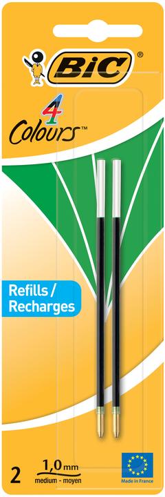 Image du produit Bic ® Recharge pour stylo à bille 4 couleurs 4 Colours® ORIGINAL 4 Colours® FLUO 4 Colours® SHINE 4 (Vert, 2 x)