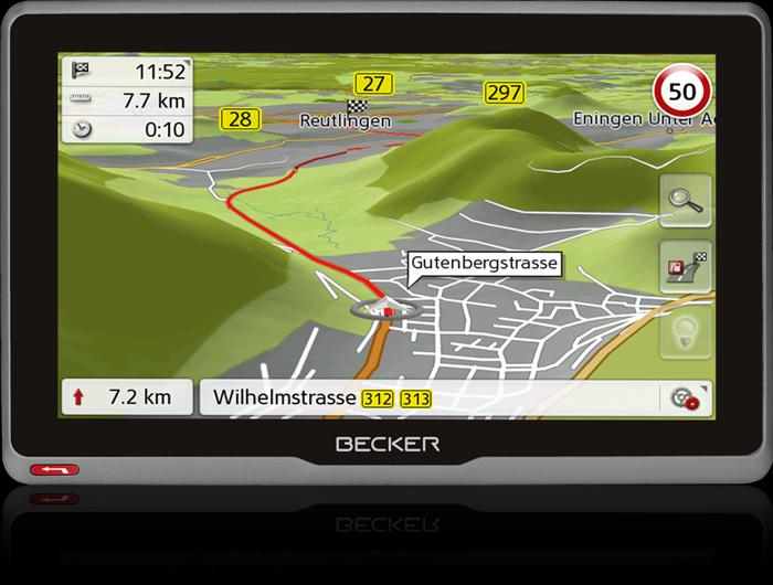 Actual product image Becker active.7sl EU (7")