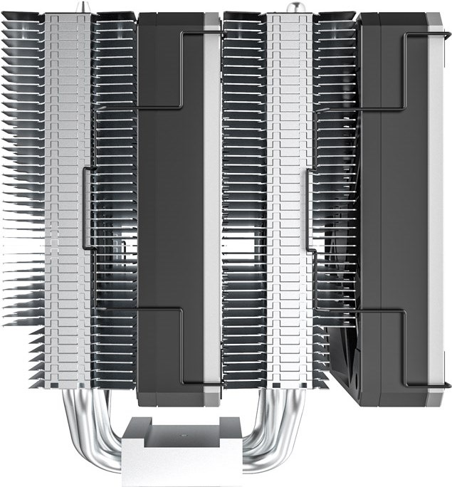 Image du produit Montech Refroidisseur CPU Metal DT24, 2x120mm (153 mm)