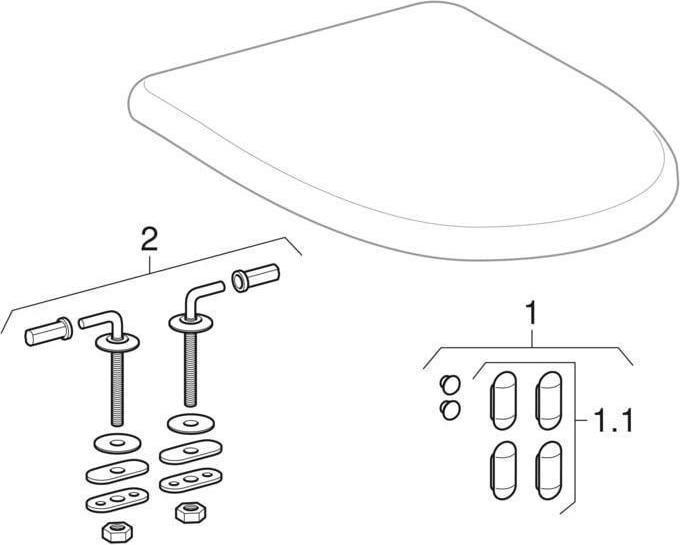 Image du produit Geberit Siège WC Renova Comfort blanc 572050000