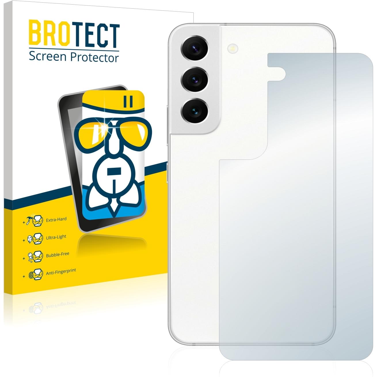 BROTECT AirGlass Panzerglasfolie (1 Stück, Samsung Galaxy S22 5G), Smartphone Schutzfolie, Transparent