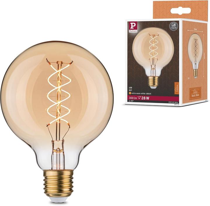 Produktbild Paulmann Rustic Shine Globe (E27, 300 lm, 1x)
