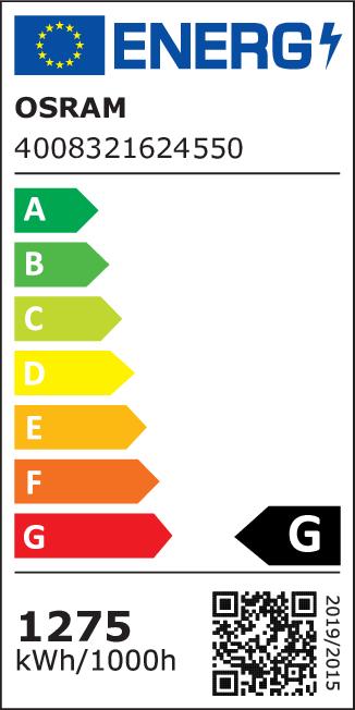 Energie-Label Osram 64756 CP93 230V/1200W G-22 400h (1200 W)