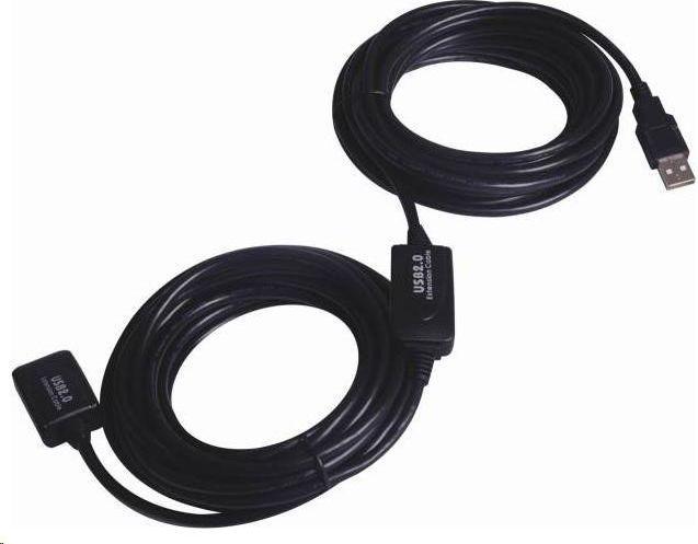 Actual product image PremiumCord USB 2.0 Repeater Extension Cable A (15 m, USB 2.0)