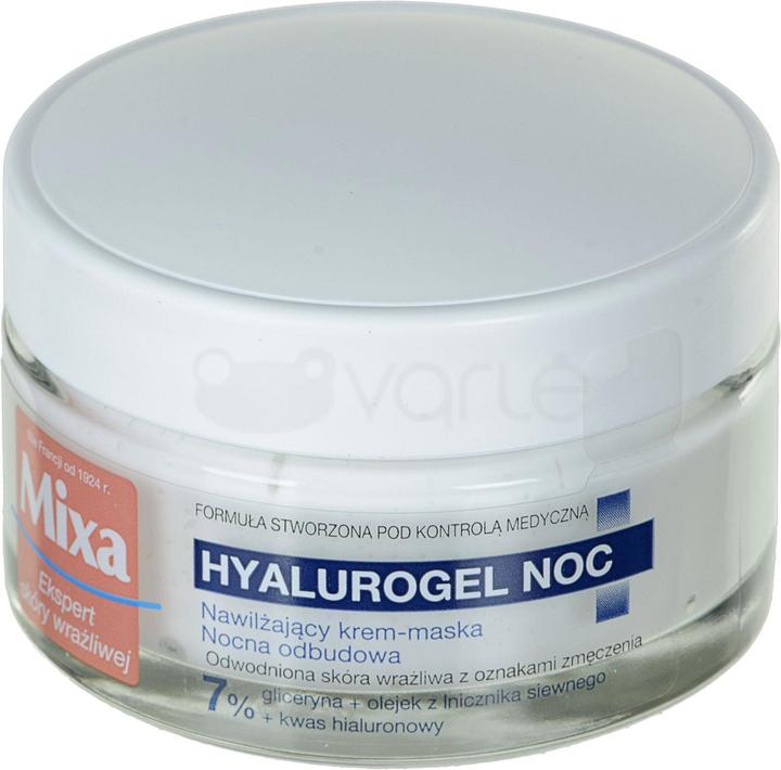Image du produit Mixa Hyalurogel Night Hydratant Crème-Masque de Nuit 50ml (50 ml)