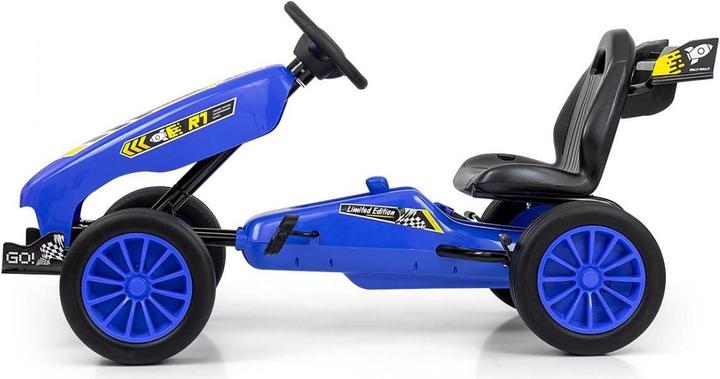Actual product image Mally Rocket pedal go-kart blue