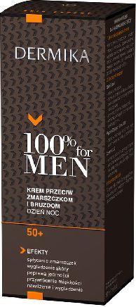 Produktbild Dermika 100% for Men 50+ anti-wrinkle face cream 50ml (50 ml, 24h Creme)