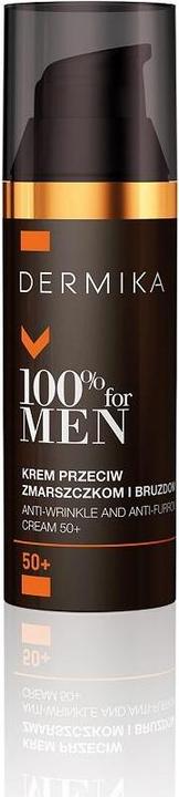 Produktbild Dermika 100% for Men 50+ anti-wrinkle face cream 50ml (50 ml, 24h Creme)