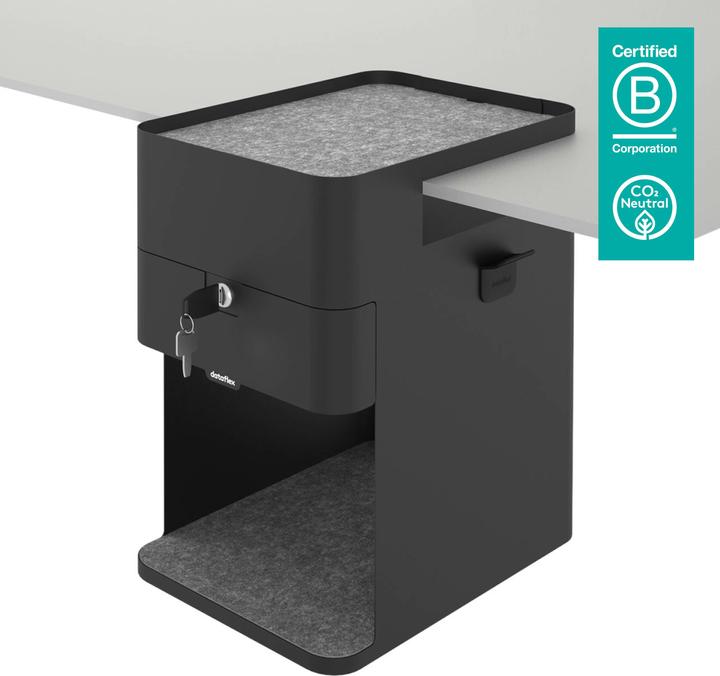 Image du produit Dataflex Bento Desktop Locker 503 Armoire sous la table avec pince de table (45.503), s... (36.10 x 25.40 x 40.70 cm)