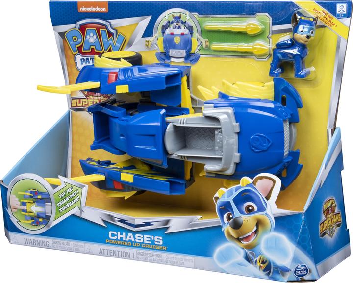 Immagine prodotto Spin Master Paw Patrol Mighty Pups Pups Chase's Powered Up Cruiser di Paw Patrol