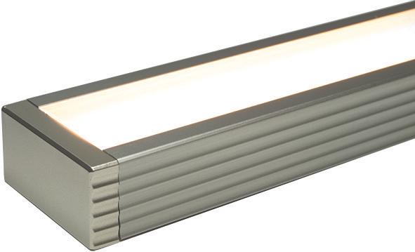 Actual product image L&S LED recessed profiles Manila Plus without light bezel