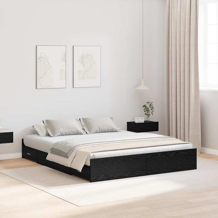 Produktbild VidaXL Stauraumbett (140 x 190 cm)