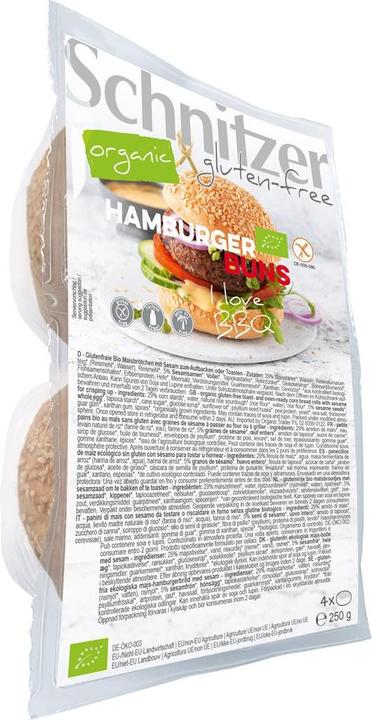 Image du produit Schnitzer Bio Hamburger Buns (250 g)