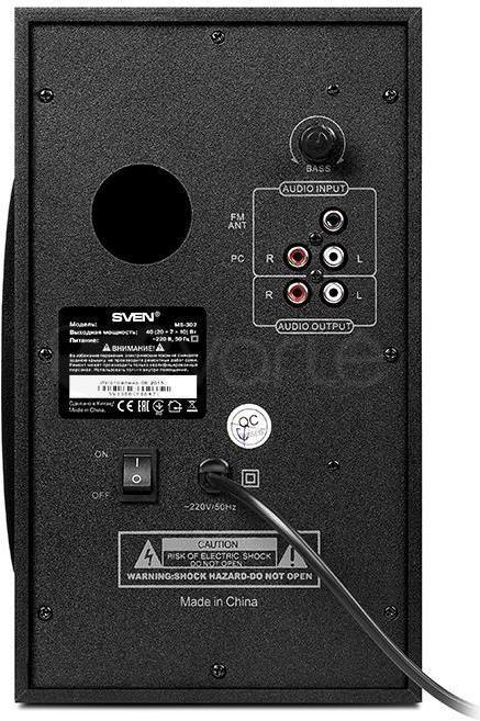 Actual product image Sven Speakers 2.1 MS-302 (black)