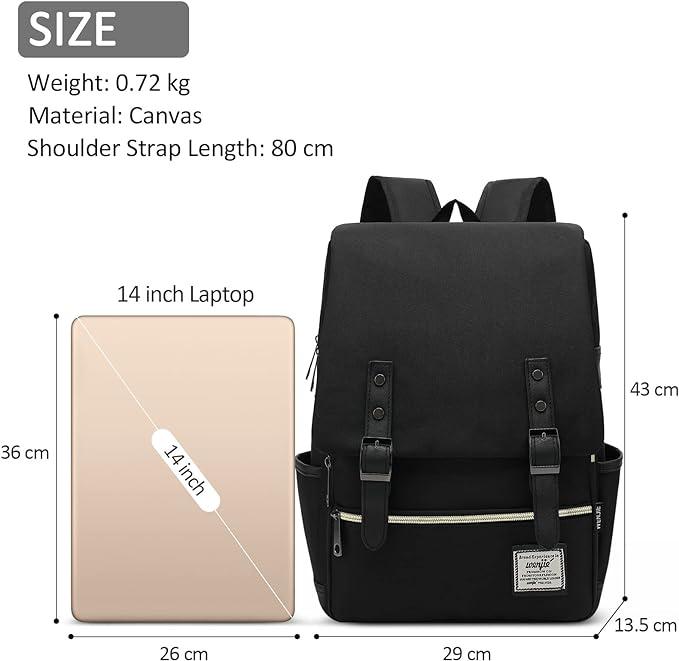 Image du produit Only-Bags.Store Sac à dos d'étudiant, sac à dos de voyage, sac d'extérieur décontracté pour hommes et femmes, sac