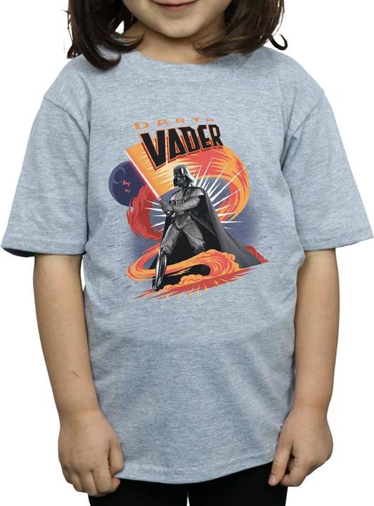 Produktbild Star Wars Darth Vader Swirling Fury TShirt Mädchen (152, 158)