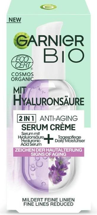 Produktbild Garnier Bio Lavandin 2in1 Anti-Aging Serum Crème (50 ml)