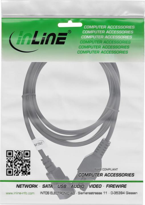 Produktbild InLine Netzkabelverl. (1.80 m)