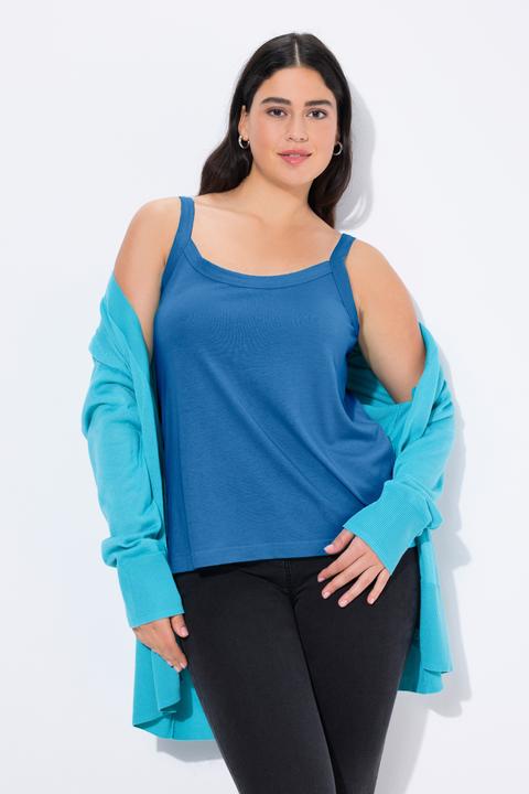 Image du produit Ulla Popken Top spaghetti, jersey doux (60)