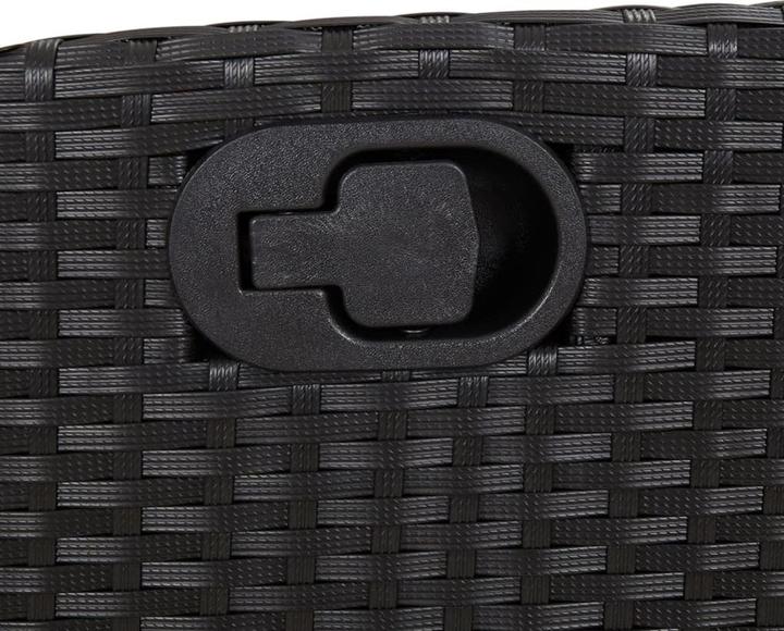 Immagine prodotto VidaXL Mobili da giardino set da pranzo set da giardino gruppo di sedute 7 pezzi in polirattan nero (190 cm)