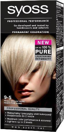 Produktbild Syoss Classic Permanent Coloration Long Lasting Hair Dye 9-5 Frosty Pearl For blonde hair (9-5 Frosty Pearl For blonde hair)