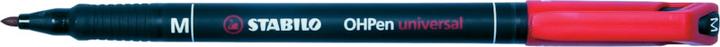 Actual product image STABILO OHPen universal foil pen permanent (Red, 1 mm, 1 x)