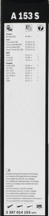 Image du produit Bosch Automotive Aerotwin A153S