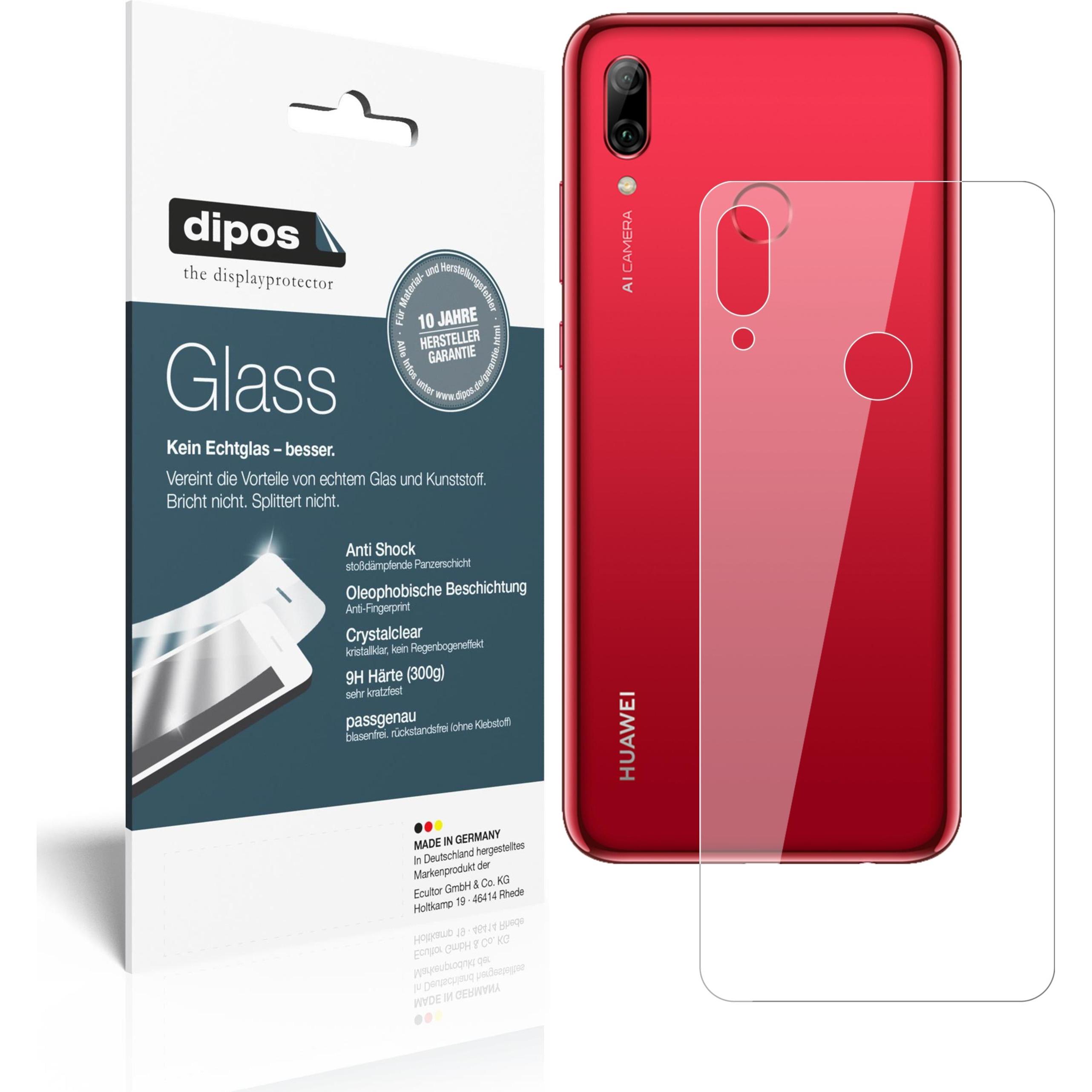 Dipos Displayschutz Anti-Shock (2 Stück, Huawei Nova Lite 3), Smartphone Schutzfolie, Transparent